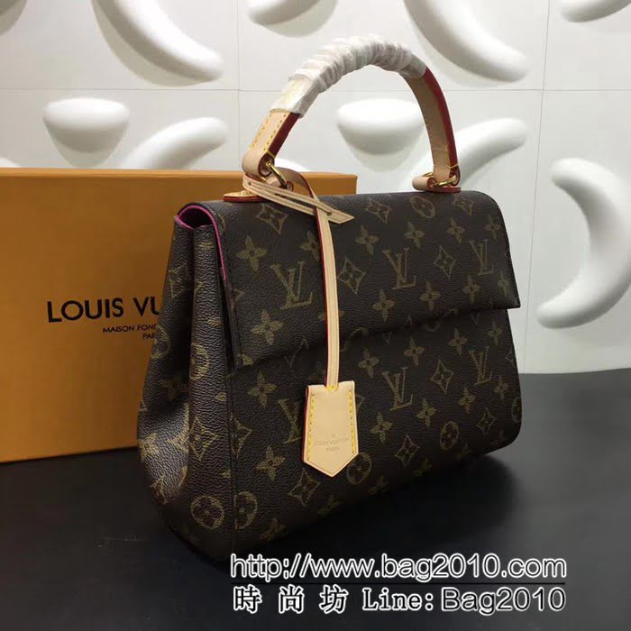 路易威登LV頂級原單2018新款 M42738 CLUNY BB商務手袋 YDH1030